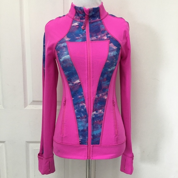 Ivivva by Lululemon Pink Zip up Jacket Size 14
